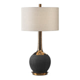 Lighting Arnav Textured Black Lamp