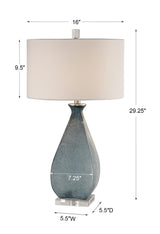 Lighting Atlantica Ocean Blue Lamp