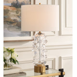 Lighting Aura Clear Glass Table Lamp