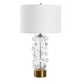 Lighting Aura Clear Glass Table Lamp