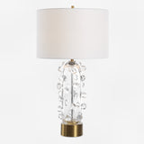Lighting Aura Clear Glass Table Lamp