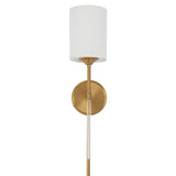 Lighting Awyr 1 Light Brass Sconce