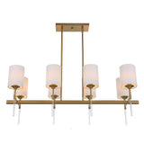 Lighting Awyr 8 Light Linear Chandelier
