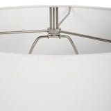 Lighting Band Together Crystal & Wood Table Lamp