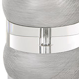 Lighting Band Together Crystal & Wood Table Lamp