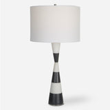 Lighting Bandeau Banded Stone Table Lamp
