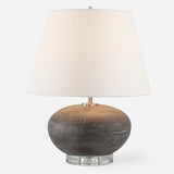 Lighting Beckley Gray Stone Table Lamp