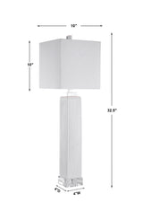 Lighting Bennett White Buffet Lamp