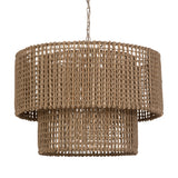 Lighting Biswas Woven Jute 1 Light Pendant
