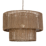 Lighting Biswas Woven Jute 1 Light Pendant