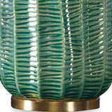Lighting Bixby Green Table Lamp