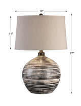 Lighting Bloxom Mocha Ivory Lamp