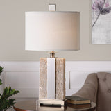 Lighting Bonea Stone Ivory Table Lamp