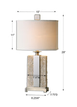 Lighting Bonea Stone Ivory Table Lamp
