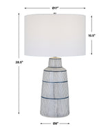 Lighting Breton Nautical Stripe Table Lamp