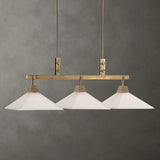 Lighting Brookdale Industrial 3 Light Linear Chandelier