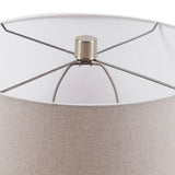 Lighting Callais Crackled Aqua Table Lamp
