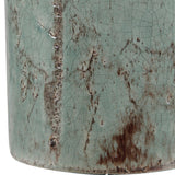 Lighting Callais Crackled Aqua Table Lamp