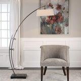 Lighting Calogero Bronze Arc Floor Lamp