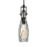 Lighting Campester 1 Light Watered Glass Mini Pendant