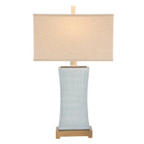 Lighting Cantarana Blue Gray Table Lamp
