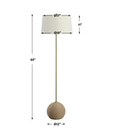 Lighting Captiva Brass Floor Lamp