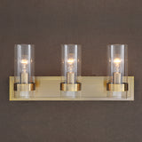 Lighting Cardiff Antique Brass 3 Light Vanity