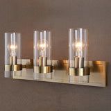 Lighting Cardiff Antique Brass 3 Light Vanity