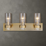 Lighting Cardiff Antique Brass 3 Light Vanity