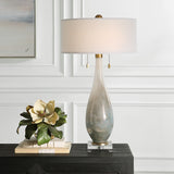 Lighting Cardoni Bronze Glass Table Lamp