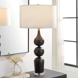 Lighting Caviar Black Table Lamp