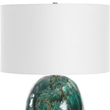 Lighting Ceralene Green Table Lamp