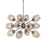 Chet 12 Light Sputnik Chandelier // Brushed Brass