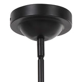 Clayton 6 Light Linear Chandelier // Matte Black