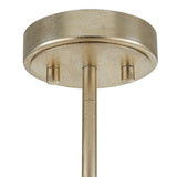 Goccia 8 Light Seeded Glass Pendant // Antique Silver