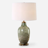 Lighting Chianti Olive Glass Table Lamp