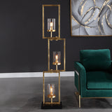 Lighting Cielo Staggered Rectangles Floor Lamp