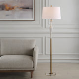 Lighting Colette White Stone Floor Lamp