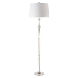 Lighting Colette White Stone Floor Lamp