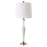 Lighting Colette White Stone Table Lamp