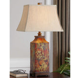 Lighting Colorful Flowers Table Lamp