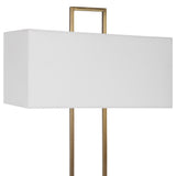Lighting Column White Marble Table Lamp
