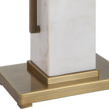 Lighting Column White Marble Table Lamp
