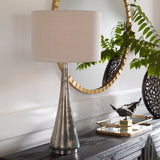 Lighting Contour Metallic Glass Table Lamp