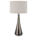 Lighting Contour Metallic Glass Table Lamp