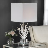 Lighting Corallo White Coral Table Lamp