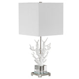 Lighting Corallo White Coral Table Lamp