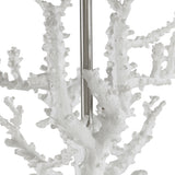 Lighting Corallo White Coral Table Lamp