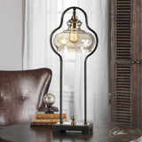 Lighting Cotulla Aged Black Desk Lamp