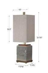 Lighting Covey Gray Glaze Buffet Lamp